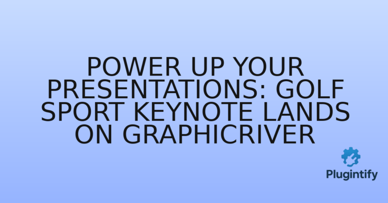 Read more about the article Power Up Your Presentations: Golf Sport Keynote Lands on GraphicRiver