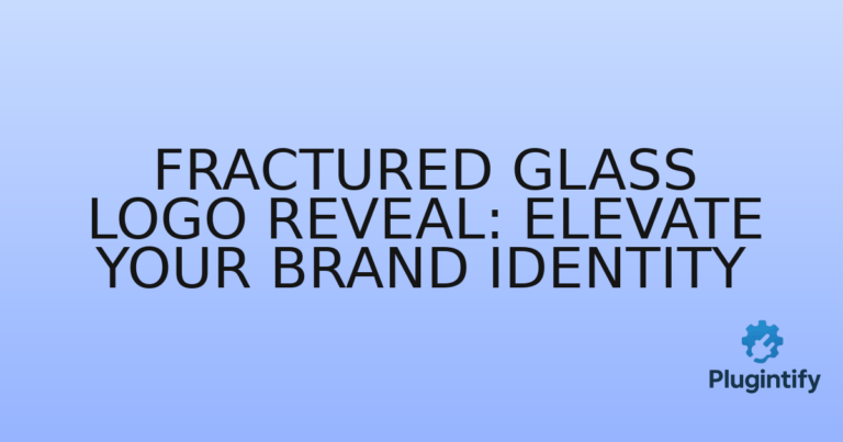 Read more about the article Fractured Glass Logo Reveal: Elevate Your Brand Identity