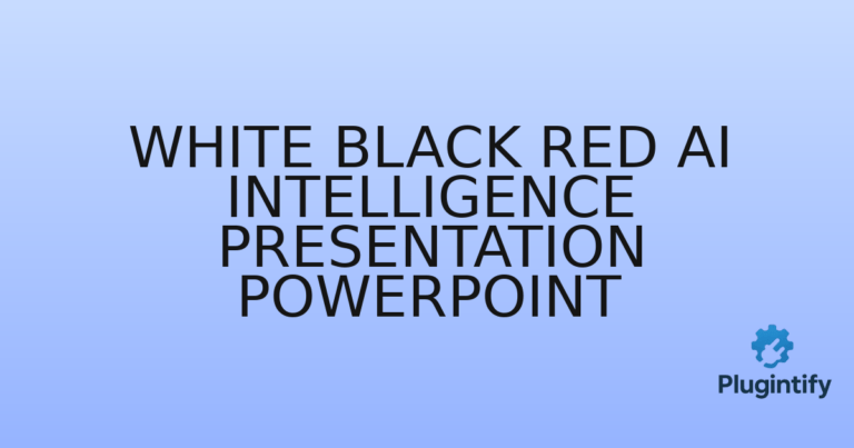 Read more about the article White Black Red AI Intelligence Presentation PowerPoint