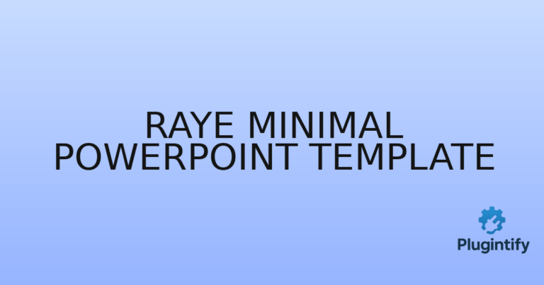 Read more about the article Raye Minimal PowerPoint Template