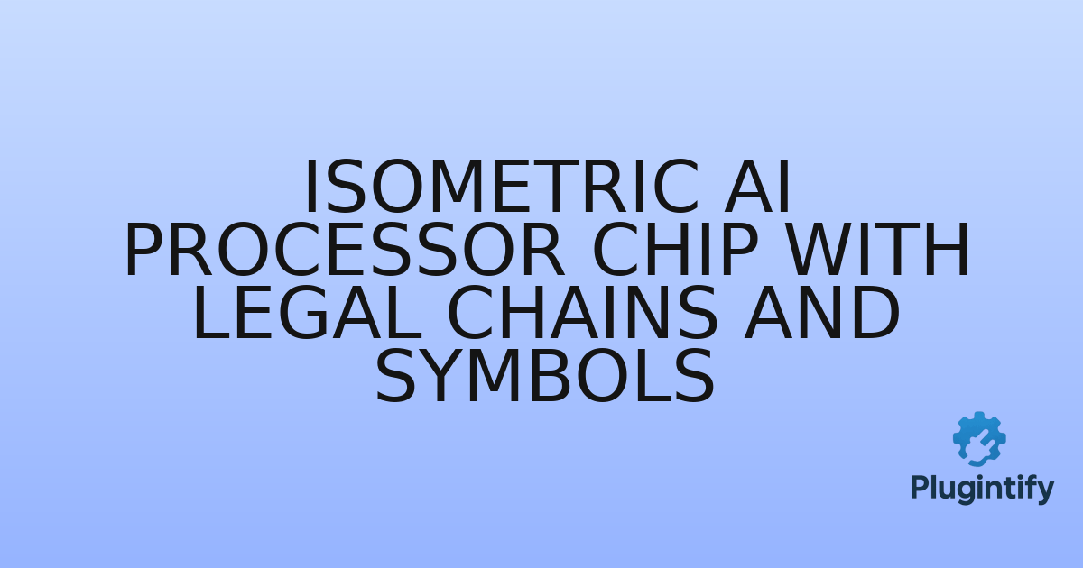 You are currently viewing Isometric AI Processor Chip with Legal Chains and Symbols
