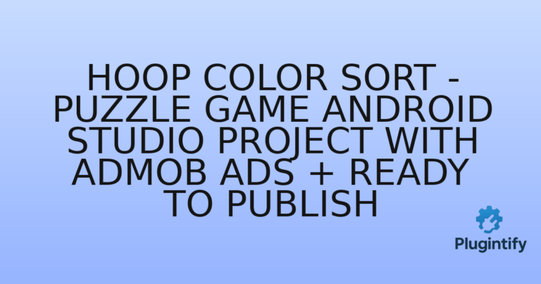 Read more about the article Hoop Color Sort – Puzzle Game Android Studio Project with AdMob Ads + Ready to Publish