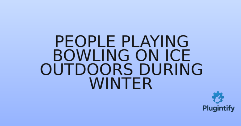Read more about the article People Playing Bowling on Ice Outdoors During Winter