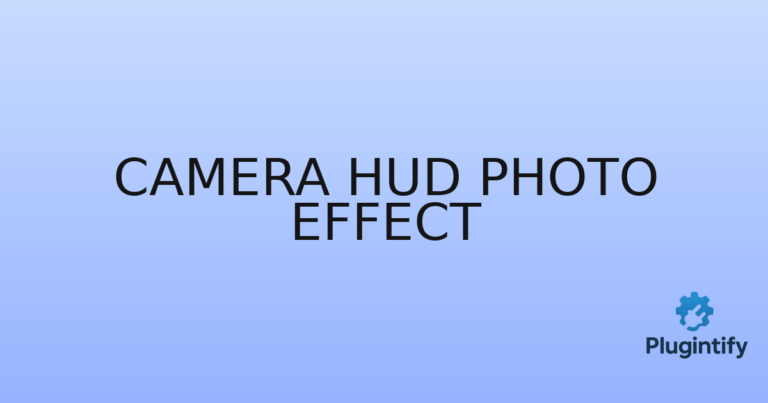 Read more about the article Camera HUD Photo Effect