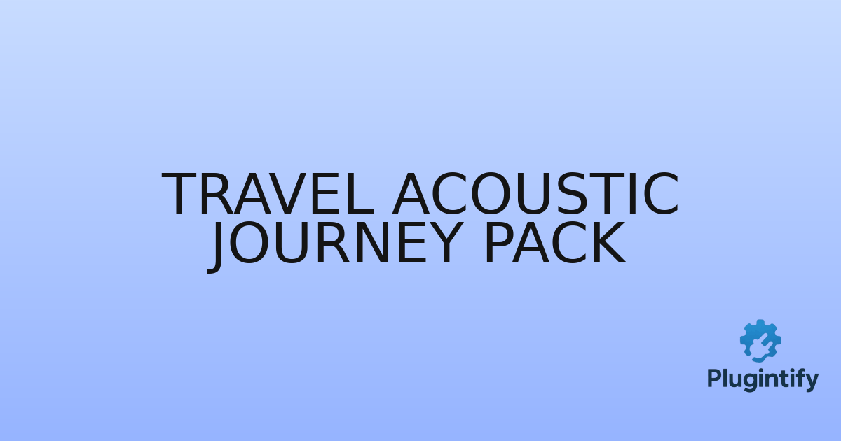 You are currently viewing Travel Acoustic Journey Pack