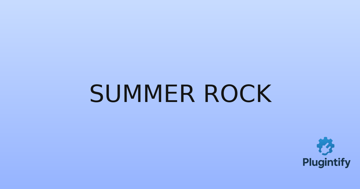 You are currently viewing Summer Rock