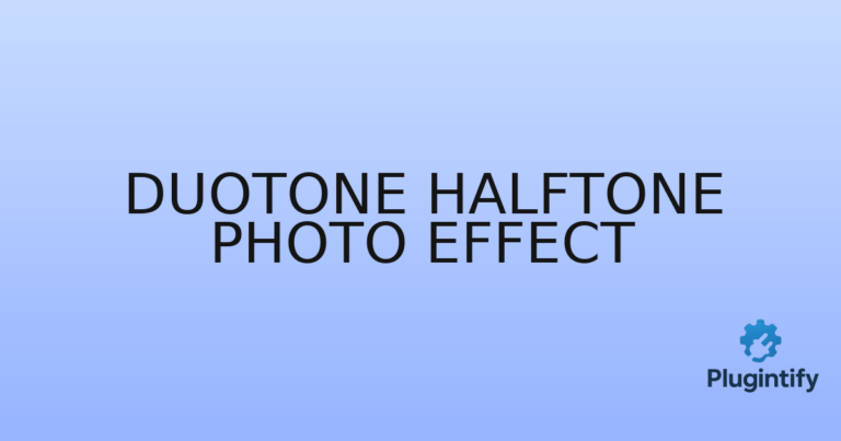 Read more about the article Duotone Halftone Photo Effect