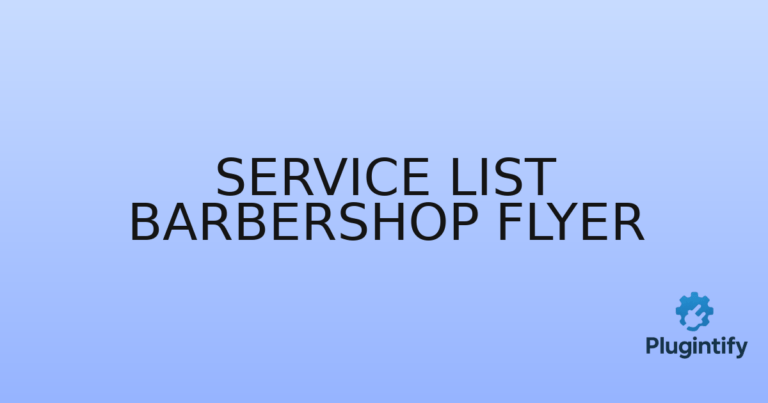 Read more about the article Service List Barbershop Flyer