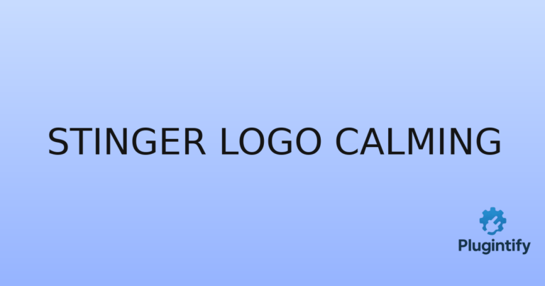 Read more about the article Stinger Logo Calming
