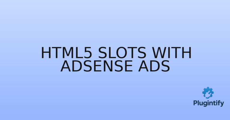 Read more about the article HTML5 Slots with AdSense Ads