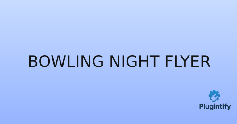 Read more about the article Bowling Night Flyer