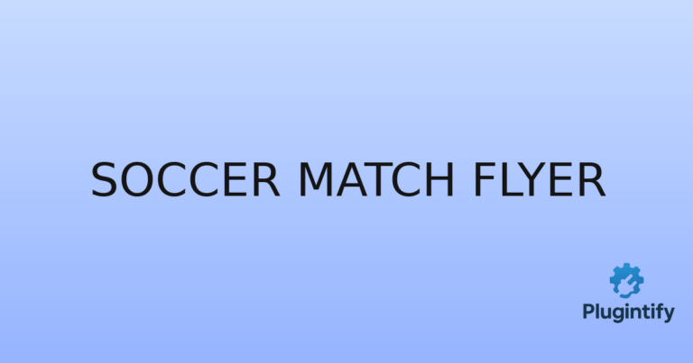 Read more about the article Soccer Match Flyer