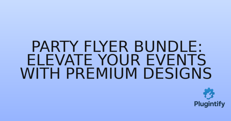 Read more about the article Party Flyer Bundle: Elevate Your Events with Premium Designs