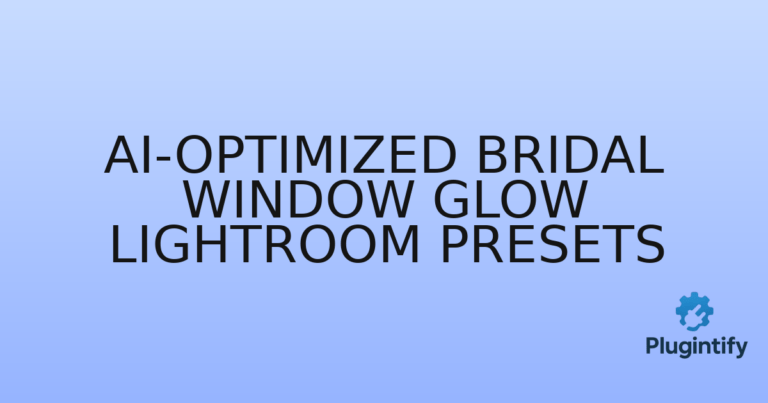 Read more about the article AI-Optimized Bridal Window Glow Lightroom Presets