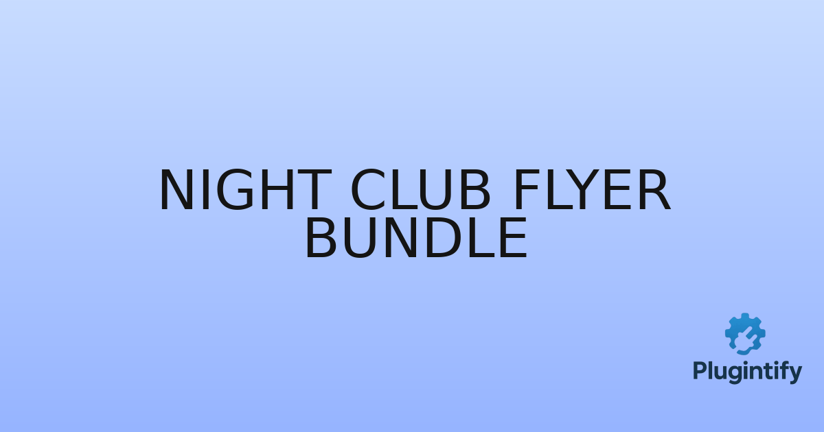 You are currently viewing Night Club Flyer Bundle