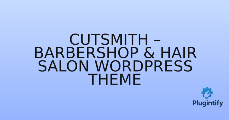 Read more about the article Cutsmith – Barbershop & Hair Salon WordPress Theme