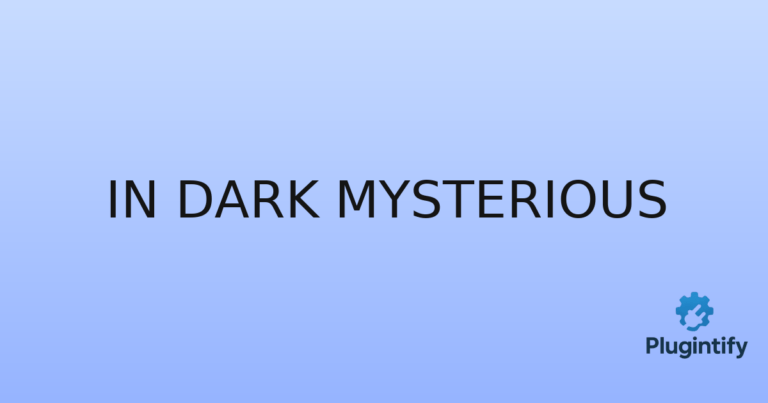 Read more about the article In Dark Mysterious