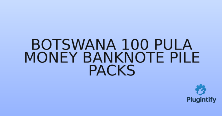 Read more about the article Botswana 100 pula money banknote pile packs