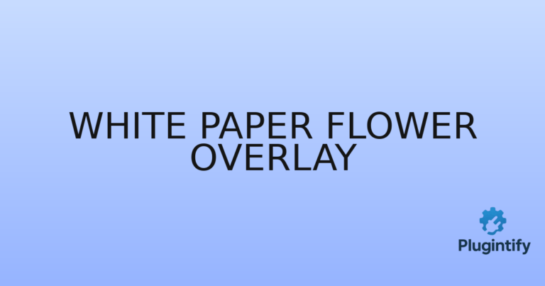 Read more about the article White Paper Flower Overlay