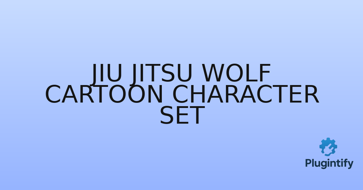 You are currently viewing Jiu Jitsu Wolf Cartoon Character Set