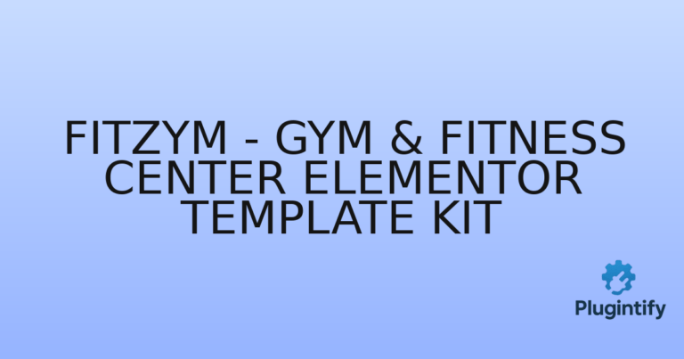 Read more about the article Fitzym – Gym & Fitness Center Elementor Template Kit