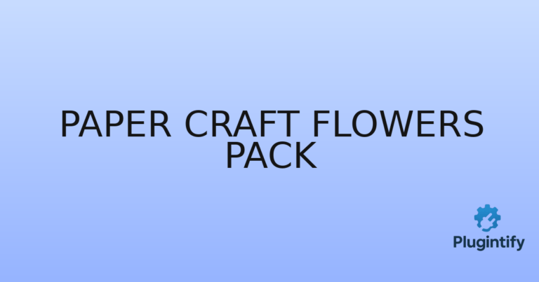 Read more about the article Paper Craft Flowers Pack