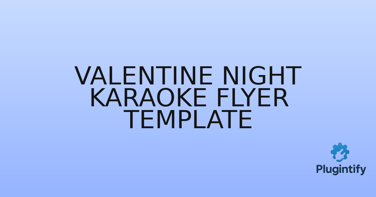 You are currently viewing Valentine Night Karaoke Flyer Template