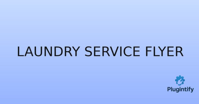Read more about the article Laundry Service Flyer