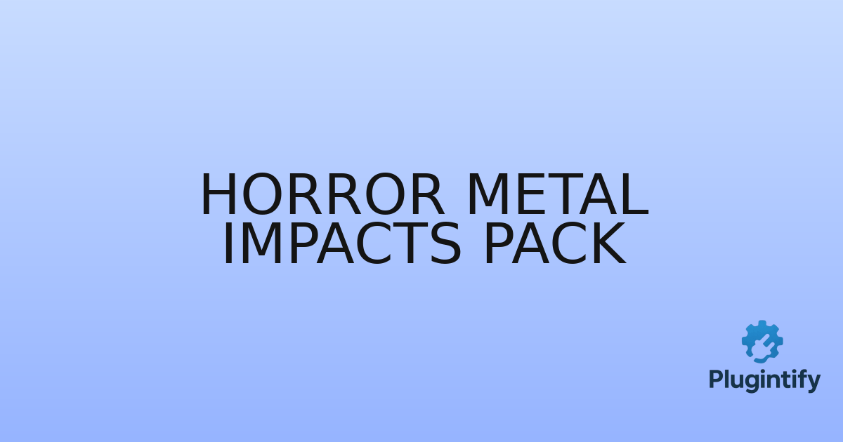 You are currently viewing Horror Metal Impacts Pack