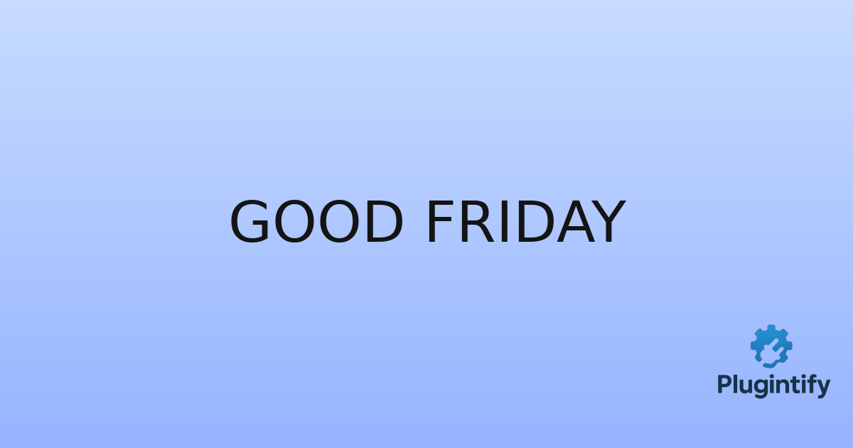 You are currently viewing Good Friday