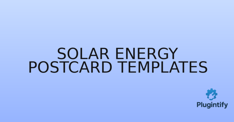Read more about the article Solar Energy Postcard Templates