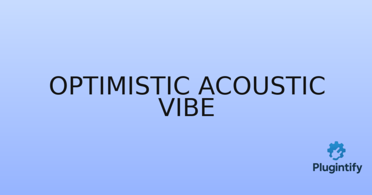 Read more about the article Optimistic Acoustic Vibe