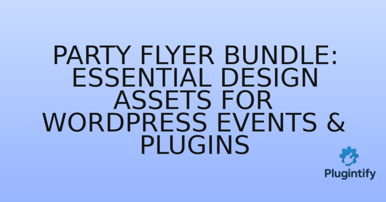 Read more about the article Party Flyer Bundle: Essential Design Assets for WordPress Events & Plugins