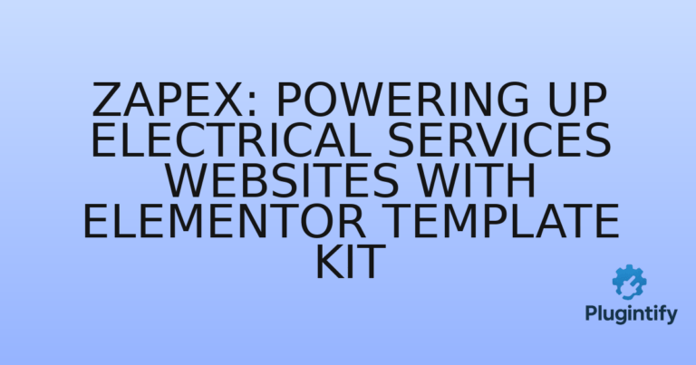 Read more about the article Zapex: Powering Up Electrical Services Websites with Elementor Template Kit
