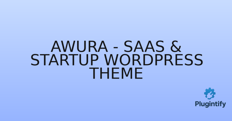 Read more about the article Awura – SaaS & Startup WordPress Theme