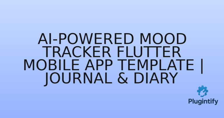 Read more about the article AI-Powered Mood Tracker Flutter Mobile App Template | Journal & Diary