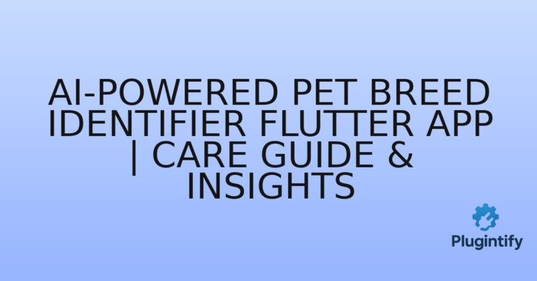 Read more about the article AI-Powered Pet Breed Identifier Flutter App | Care Guide & Insights