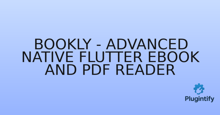 Read more about the article Bookly – Advanced Native Flutter eBook and PDF Reader