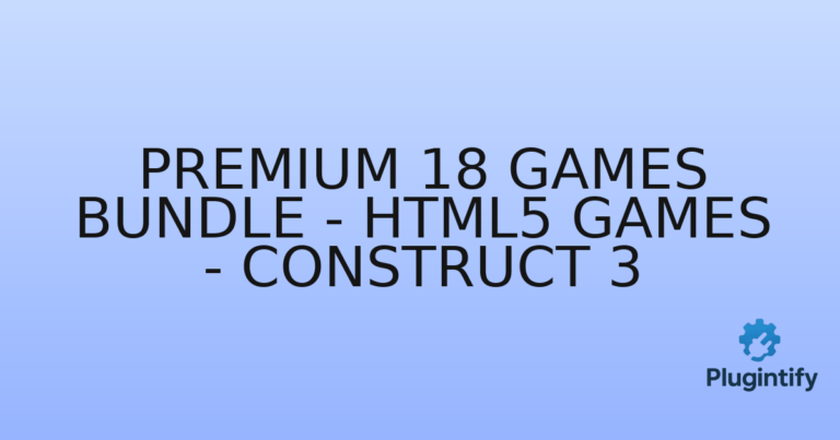 Read more about the article Premium 18 Games Bundle – HTML5 Games – Construct 3