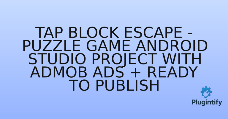 Read more about the article Tap Block Escape – Puzzle Game Android Studio Project with AdMob Ads + Ready to Publish