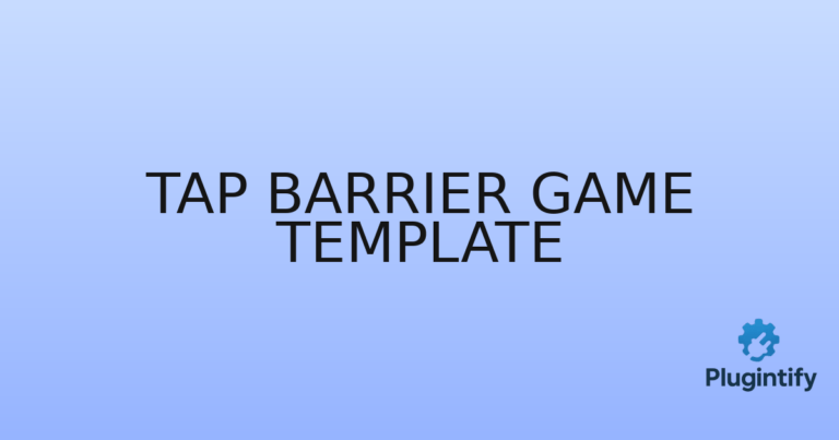 Read more about the article Tap Barrier Game Template