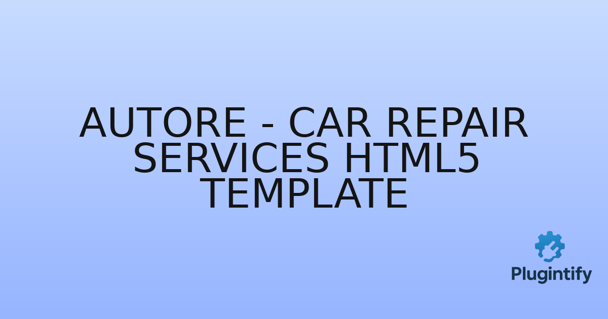 You are currently viewing Autore – Car Repair Services HTML5 Template