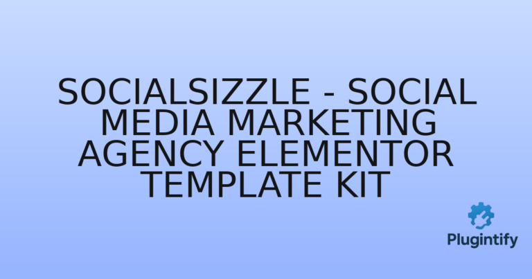 Read more about the article Socialsizzle – Social Media Marketing Agency Elementor Template Kit