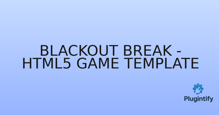 Read more about the article Blackout Break – HTML5 Game Template