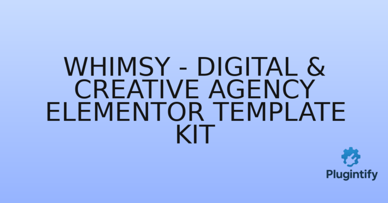 Read more about the article Whimsy – Digital & Creative Agency Elementor Template Kit
