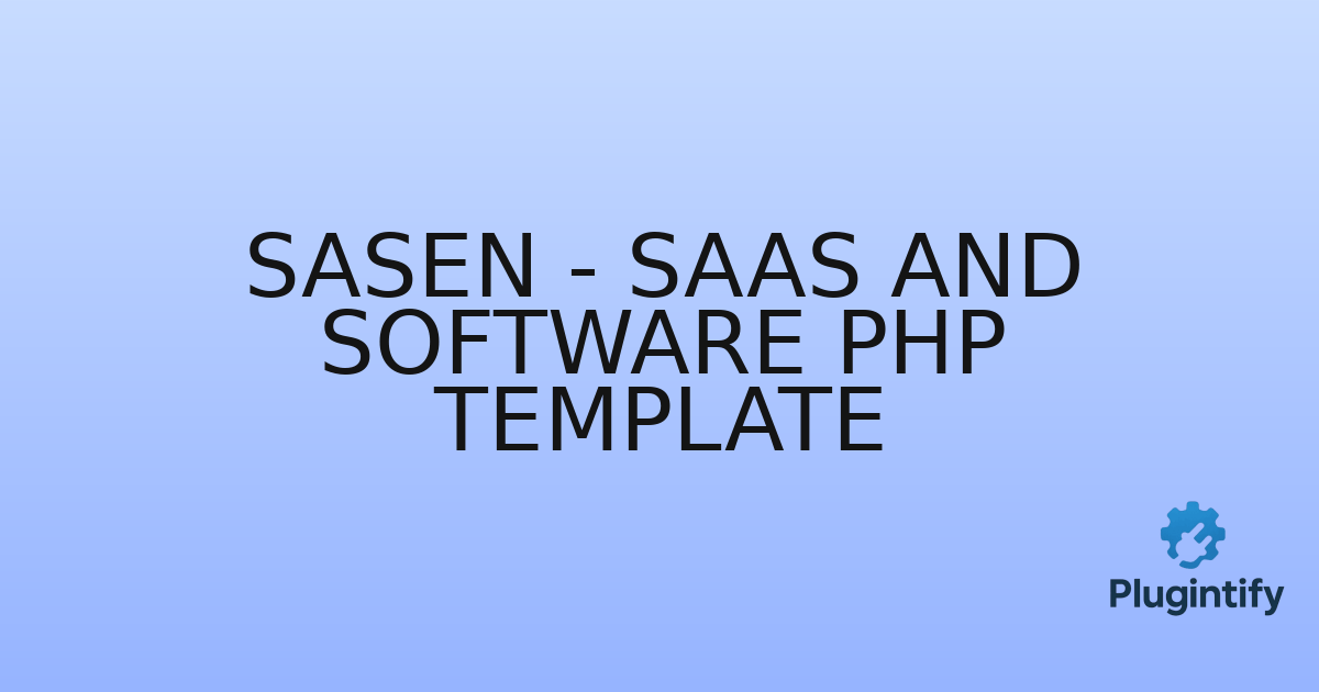 You are currently viewing Sasen – Saas and Software PHP Template