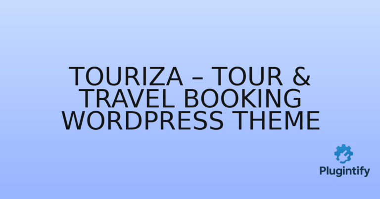 Read more about the article Touriza – Tour & Travel Booking WordPress Theme