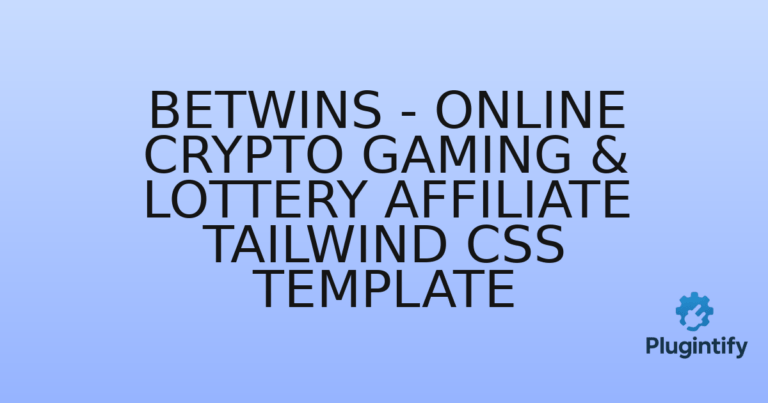 Read more about the article Betwins – Online Crypto Gaming & Lottery Affiliate Tailwind CSS Template