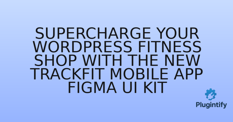 Read more about the article Supercharge Your WordPress Fitness Shop with the New Trackfit Mobile App Figma UI Kit