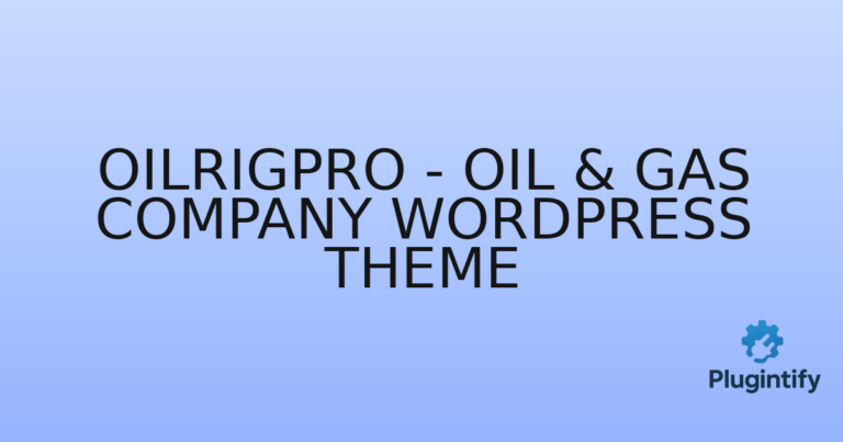 Read more about the article Oilrigpro – Oil & Gas Company WordPress Theme